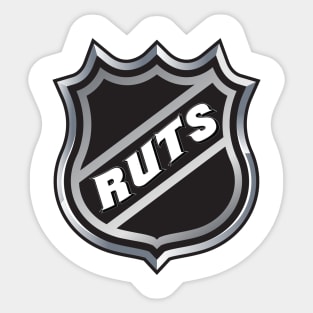 Running Up The Score Hockey Sticker